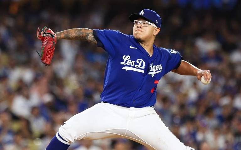 Jersey Beisbol Mujer Los Angeles Dodgers Blanco Azul Rey